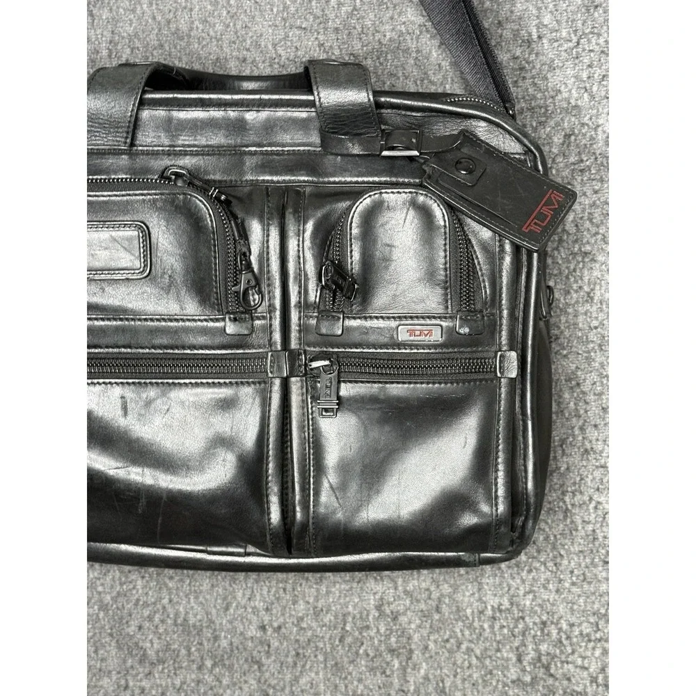 Tumi Leather Laptop Bag 16